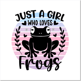 Just a girl who loves Frogs 1 Posters and Art